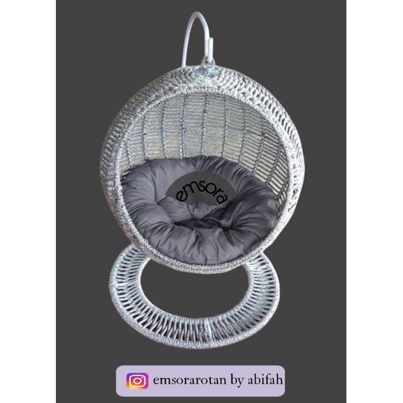 Ayunan Kucing Rotan Sintetis Anabul Swing Chair