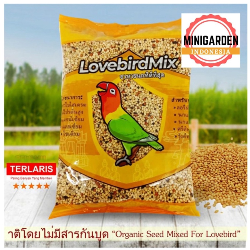 PAKAN BURUNG BIJI MILET LOVEBIRD MIX IMPORT organic milet campur berkualitas tinggi protein serat