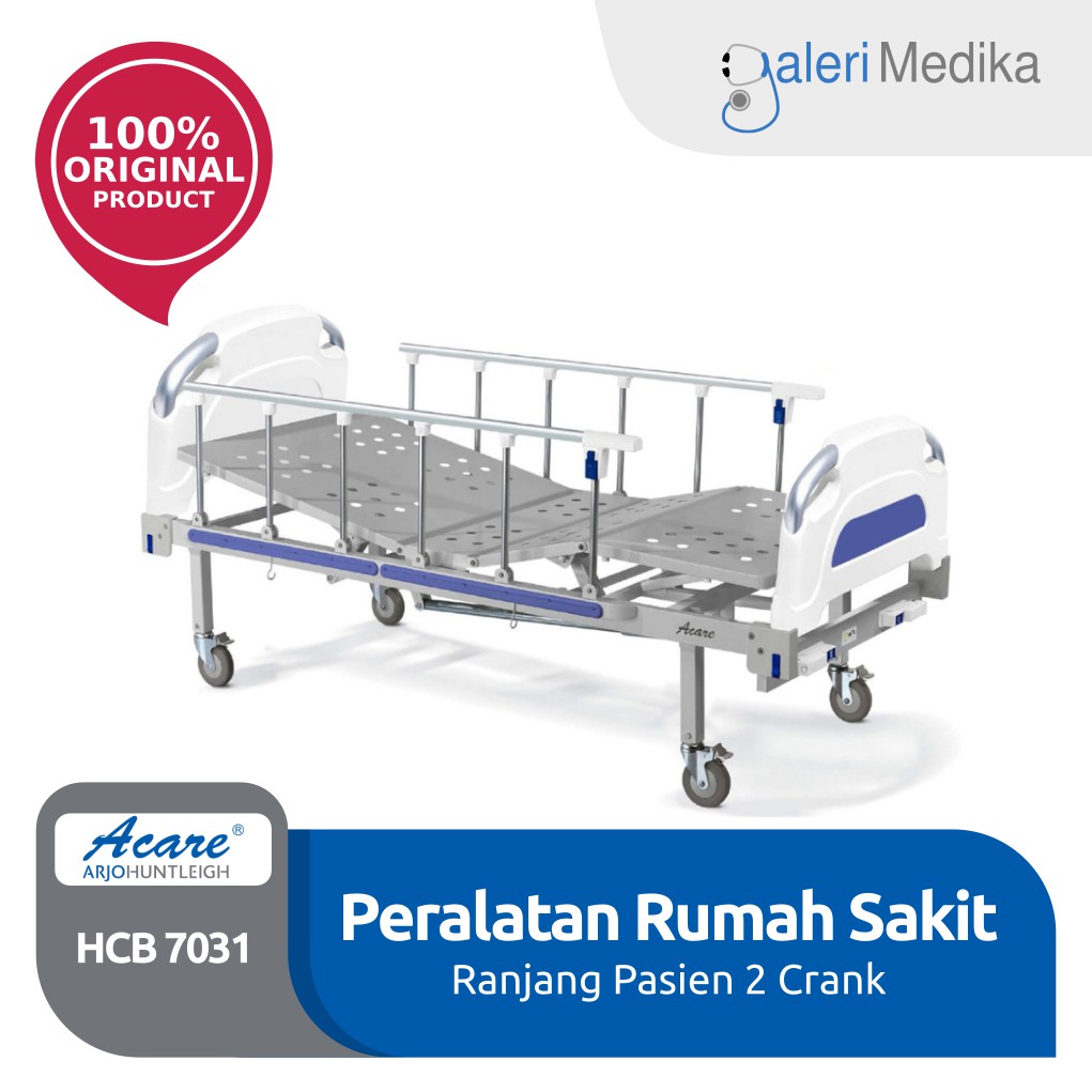 Acare HCB-7031 Ranjang Pasien 2 Crank - Ranjang Rumah Sakit