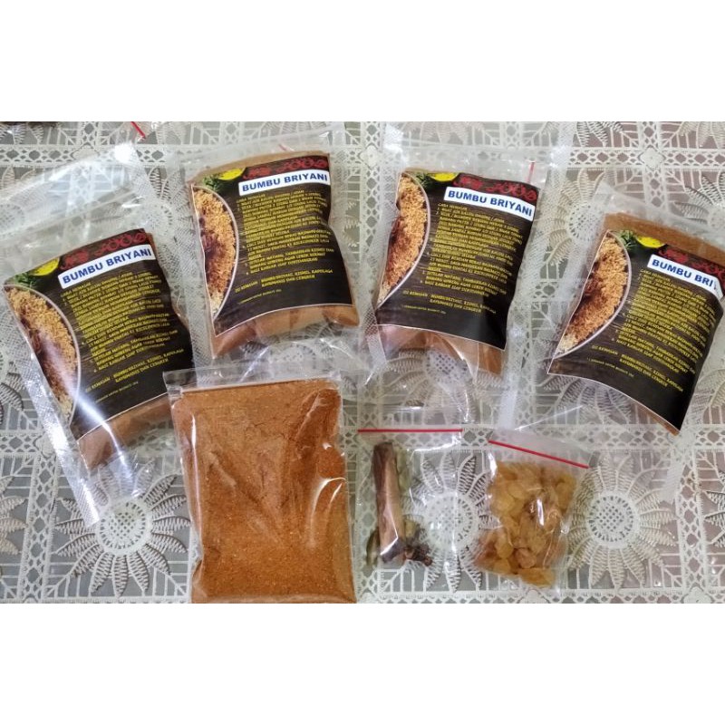 bumbu briyani lengkap nz food untuk 1 kg beras
