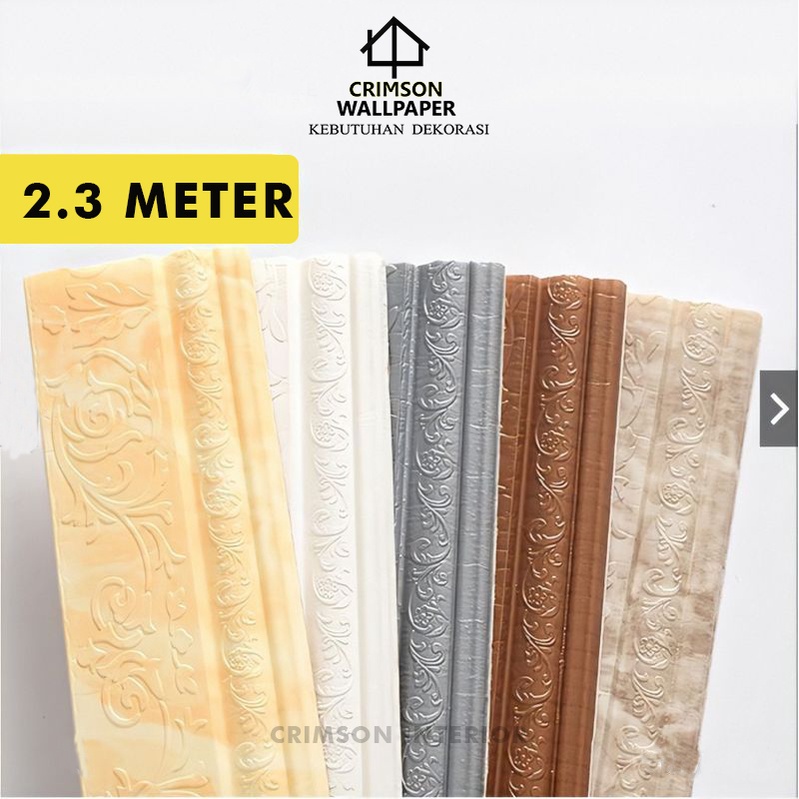 WALL BORDER LIST / WALLBORDER FOAM 3D /WALPAPER LIST FOAM STIKER DINDING / LIST DINDING 3D 2.3 METER