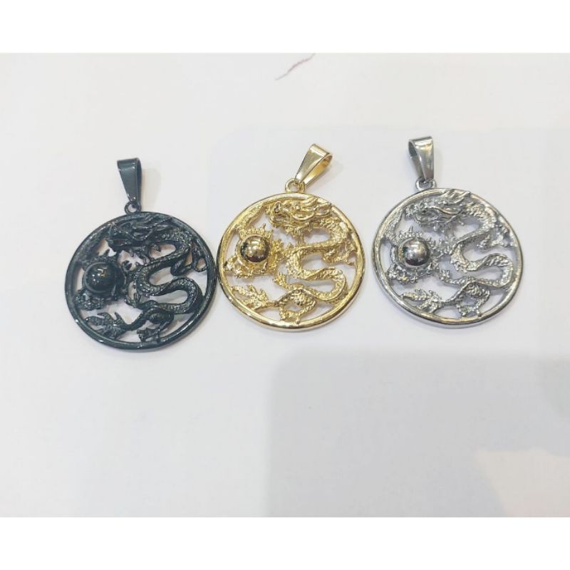 Liontin Titanium Naga