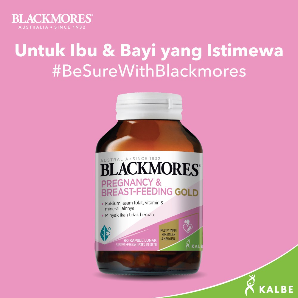 Blackmores Pregnancy and Breastfeeding Gold (Sertakan Packing Tambahan - Baca Deskripsi)