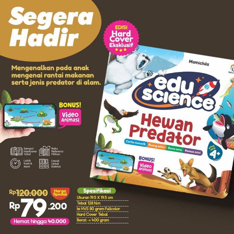 

Edu Science Hewan Predator (READY STOCK)