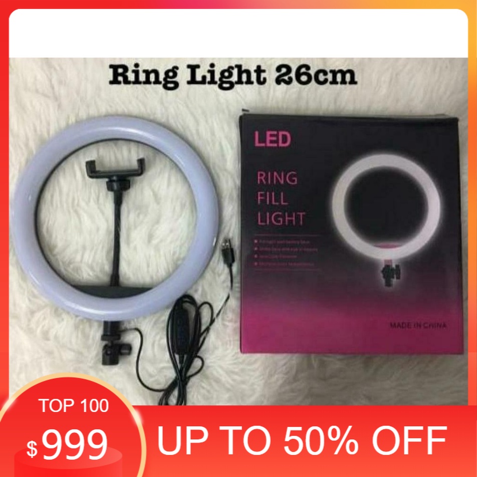 Ringlight 26CM - Ring Fill Light Untuk Vlog dan Selfie Hp