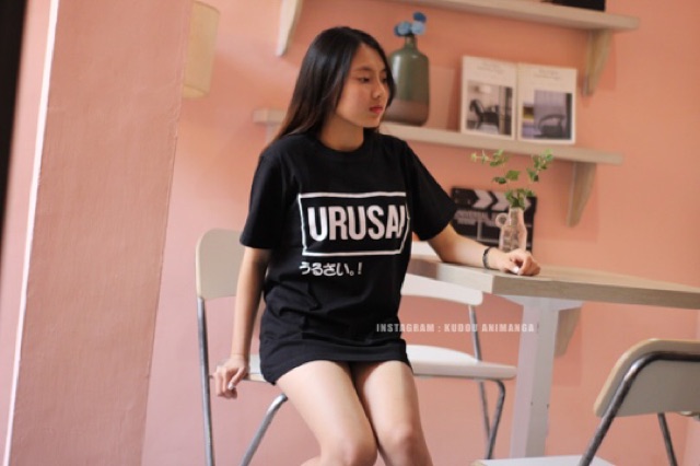 Kaos Urusai Japan Premum cotton combed