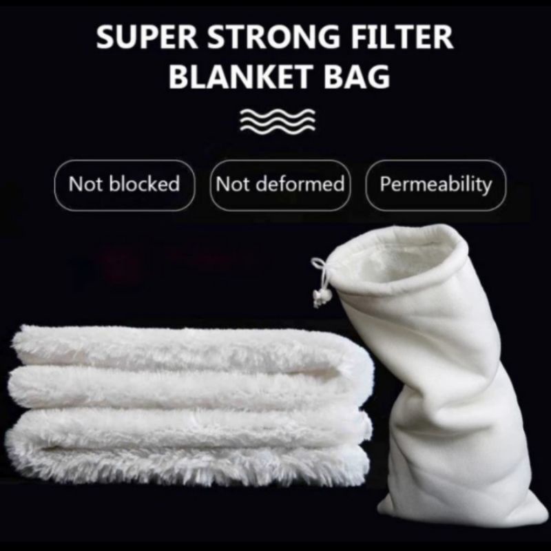 FILTER COTTON BLANKET BAG UNTUK SUMP FILTER AIR TAWAR LAUT AQUARIUM