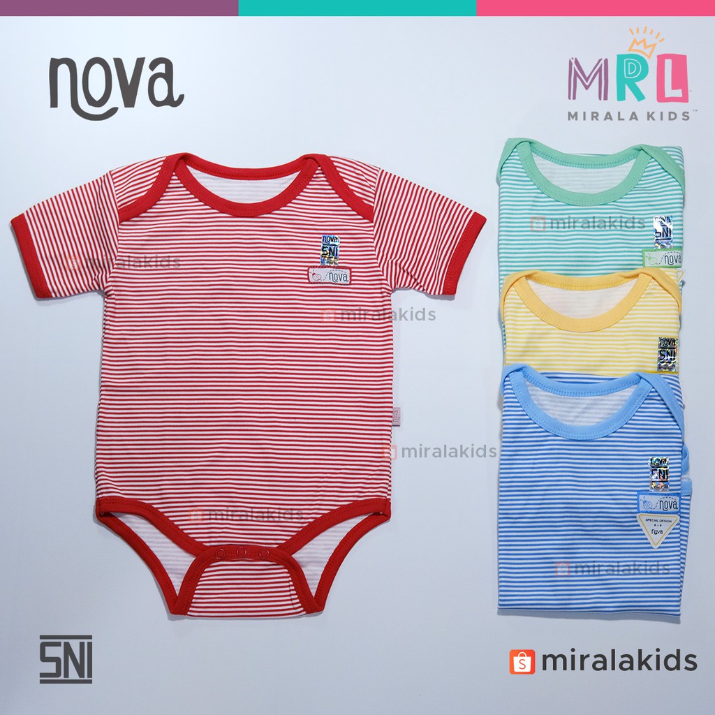 NOVA Jumper Bayi SNI - Jumper Nova Lengan Pendek Celana Segitiga