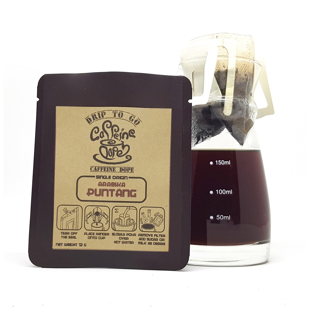

Kopi Drip Arabika Puntang dengan Filter Bag siap Seduh - DRIP TO GO