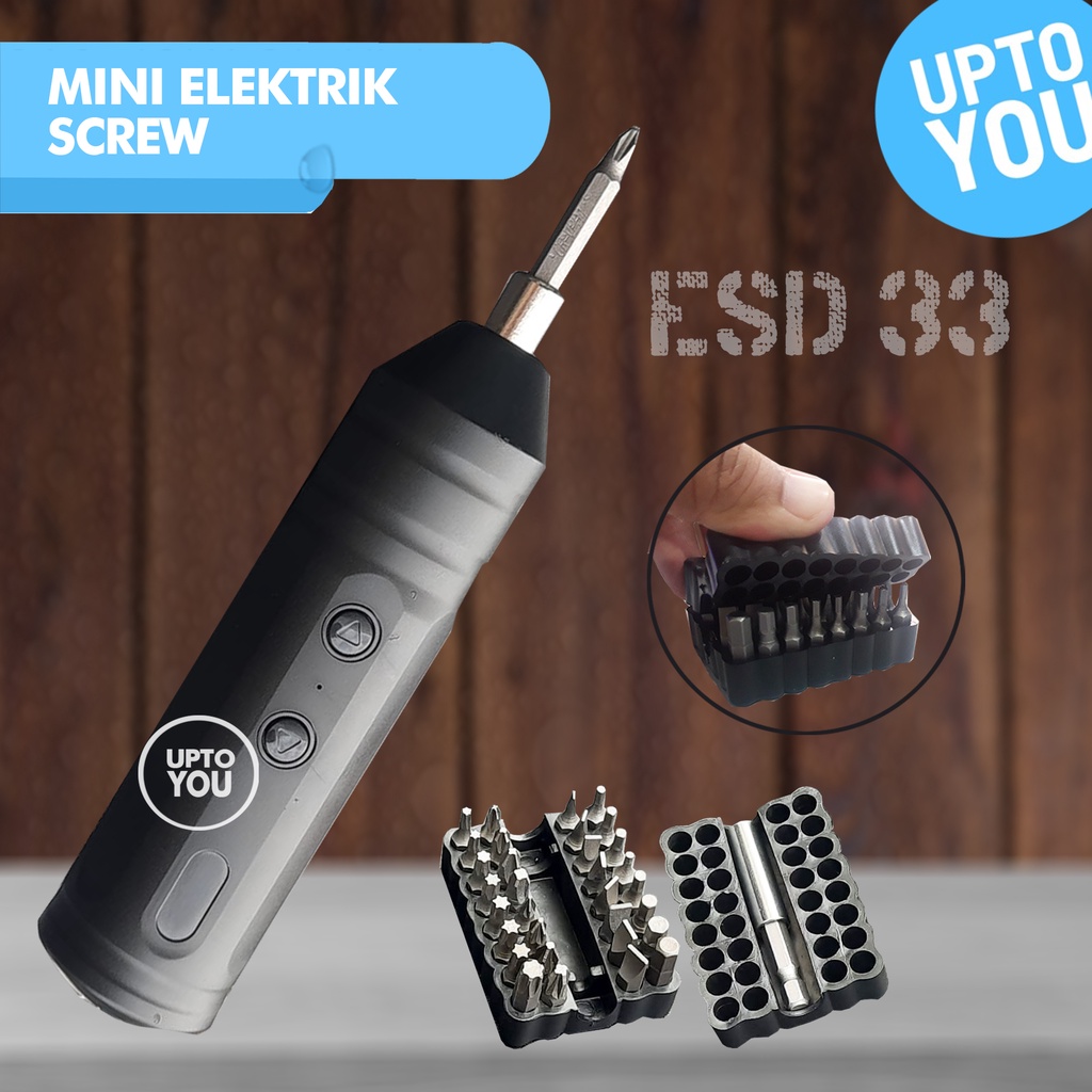 Jual Rechargeable Mini Elektrik Screwdriver - Obeng Mini Elektrik ...