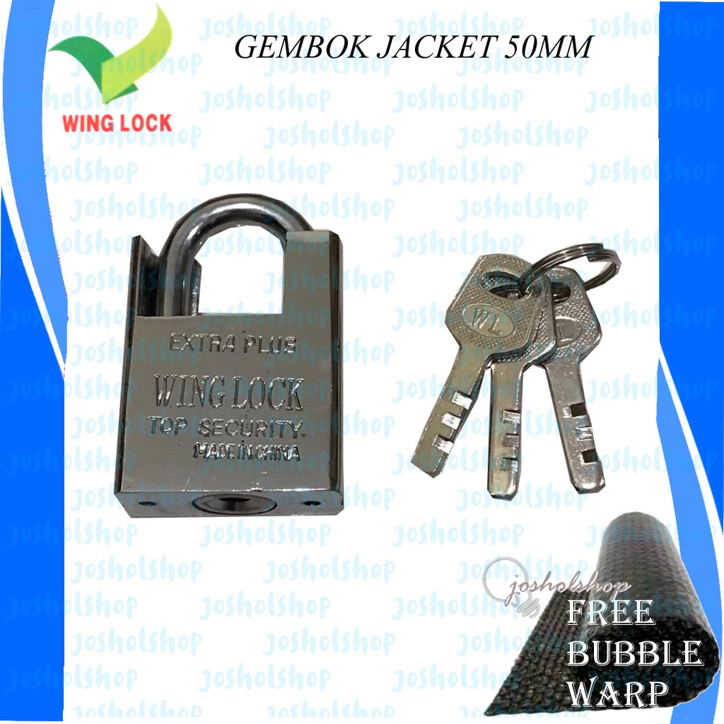 Winglock Gembok Jaket 50MM