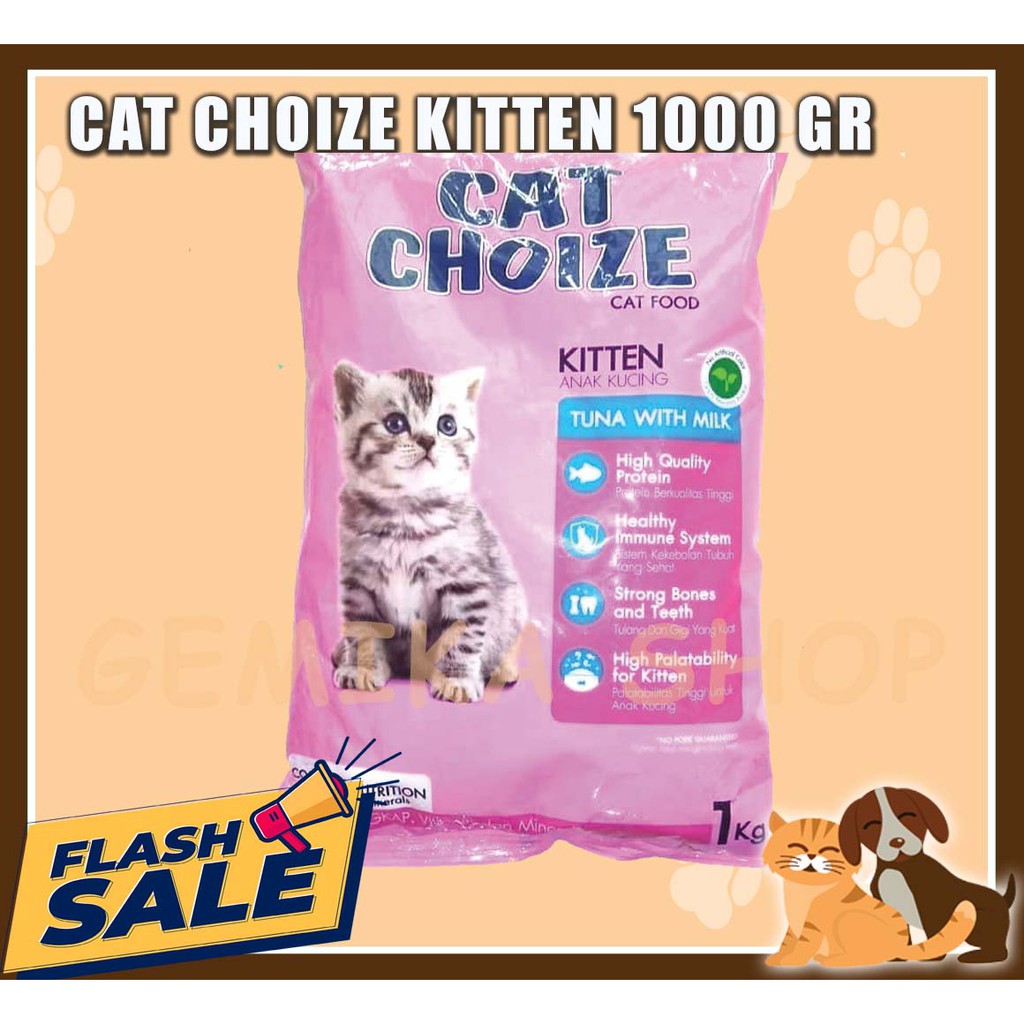 CAT CHOIZE KITTEN 1 KG [ MAKANAN KUCING ] CAT FOOD