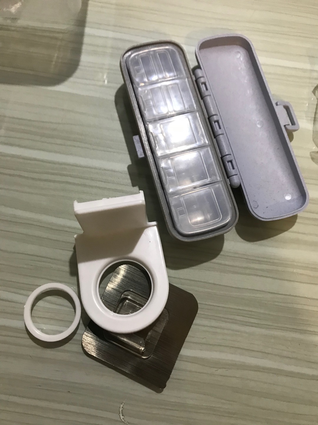 7 Sekat Tavel Medicine Box 7 Sekat ( Kotak Obat 7 Sekat, Tutup Sangat Rapat )