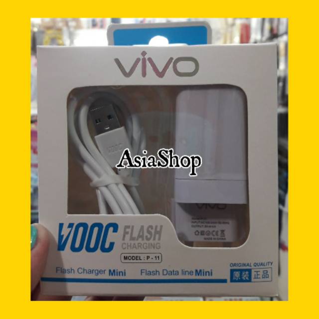 CHARGER TRAVEL VIVO P11 VOOC FLASH CHARGING