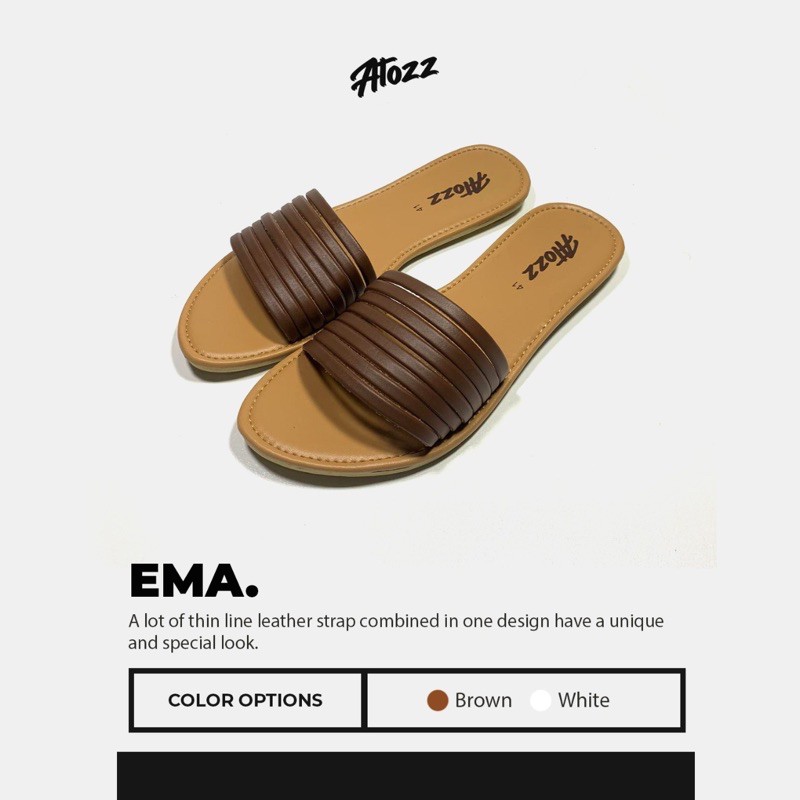 EMA - BROWN  ( Sandal Wanita )