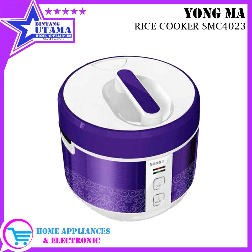 (COD) MAGIC COM / RICE COOKER YONG MA SMC4023 / YONGMA YMC 4023 / SMC-4023 [2 LITER] [TERMURAH] UNGU