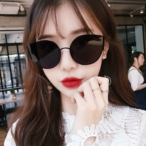 Kacamata Warna Women Sunglasses Korean gf11 Kacamata Fashion Pria / Wanita Cat Eye ACC