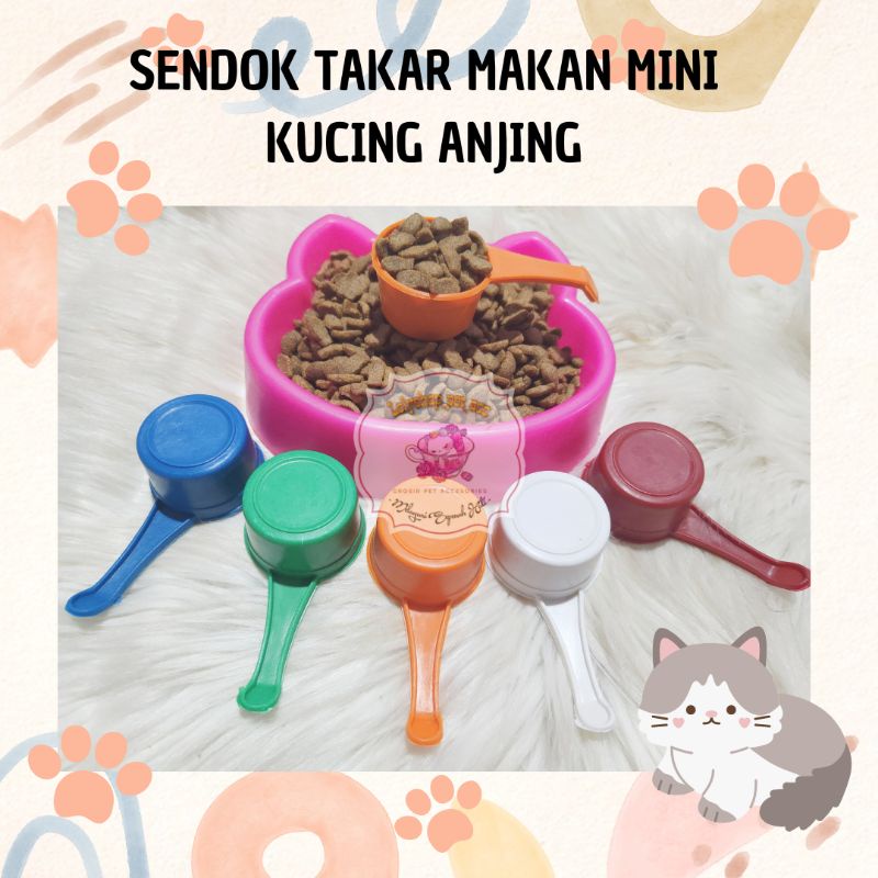 SENDOK / SEKOP TAKAR MAKAN  MINI