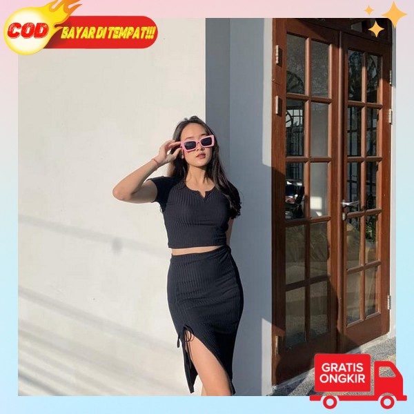 Bju Dress Model Korean Style Gaun Perempuan Import Premium Drees Cewe Cantik Bahan Tebal Premium Dre