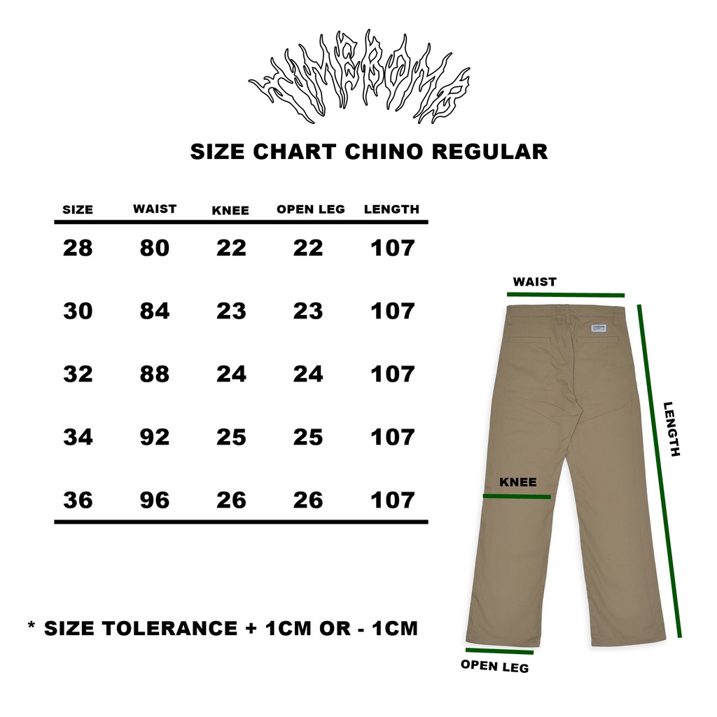 CELANA CHINO TIMEBOMB | CHINO REGULAR BLACK