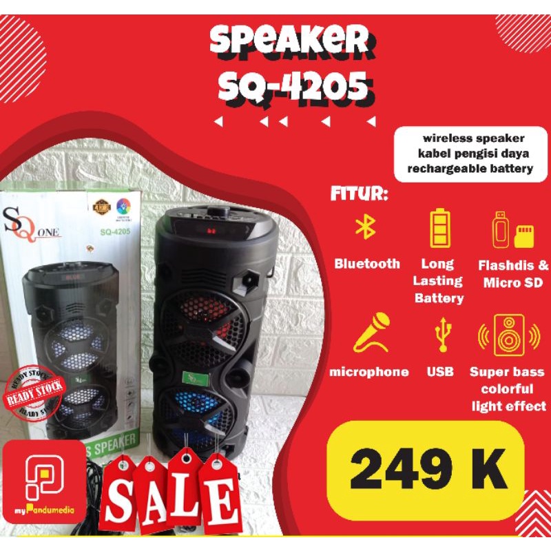 SPEAKER SQ ONE SQ-4205 BLUETHOOT