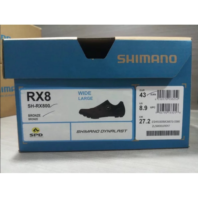 SEPATU SHIMANO RX800 CLEAT ORIGINAL BRONZE