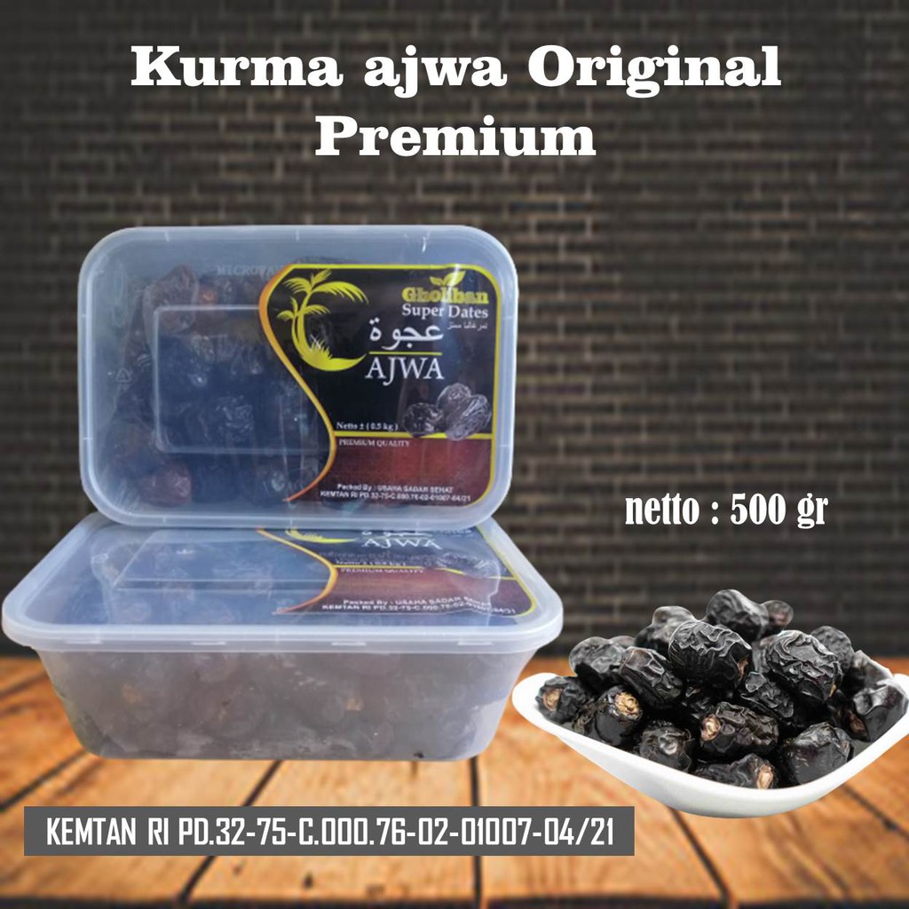 

Kurma Ajwa Gholiban - Super Dates Asli Kurma Ajwa 500 gr Kurma Ajwa Original Kurma ajwa Premium