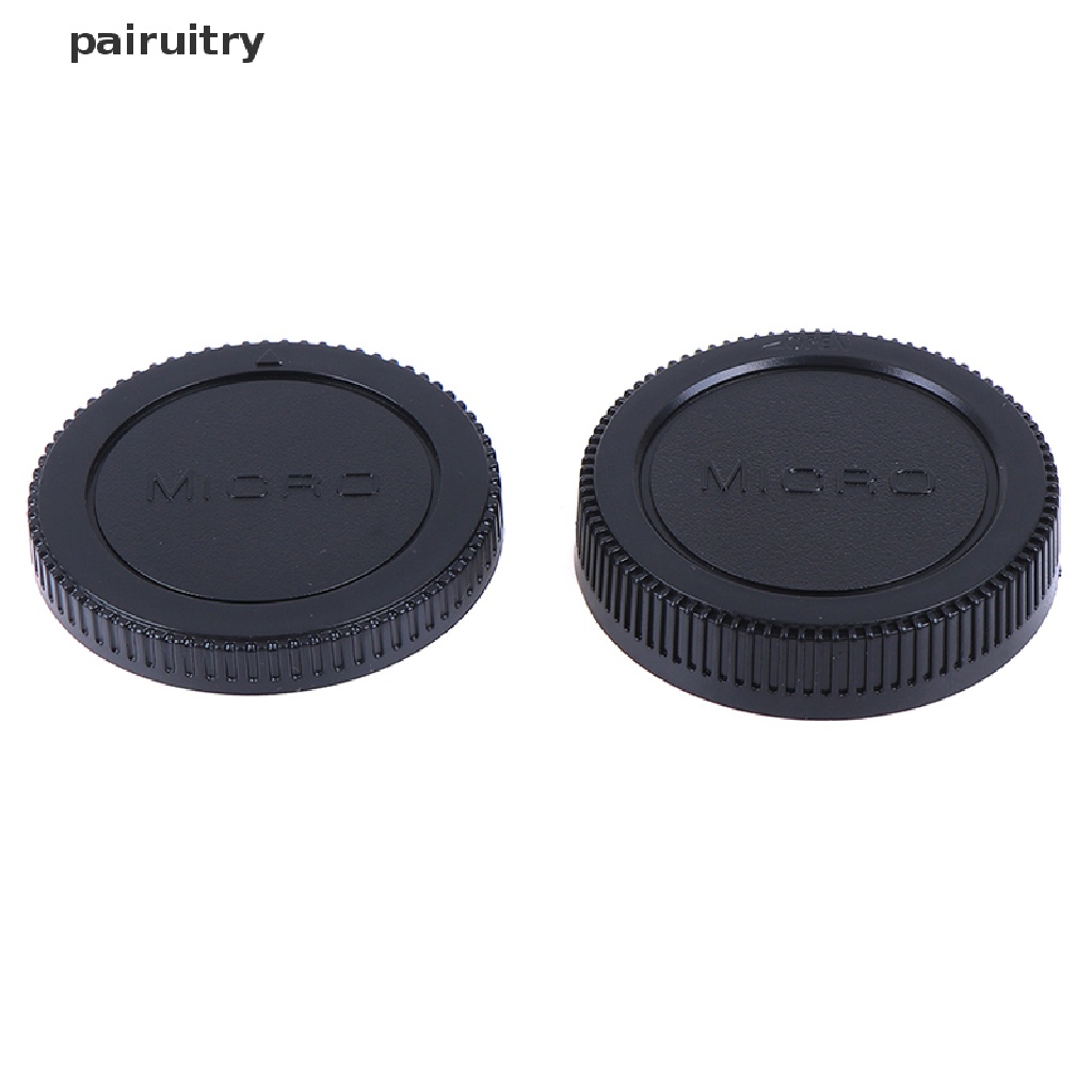 Case Pelindung Lensa Belakang PRT Warna Hitam Untuk Kamera Olympus M4 / 3 PRT