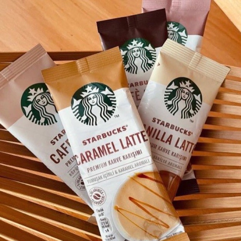 

Starbucks premium instant coffee sachet original from turki