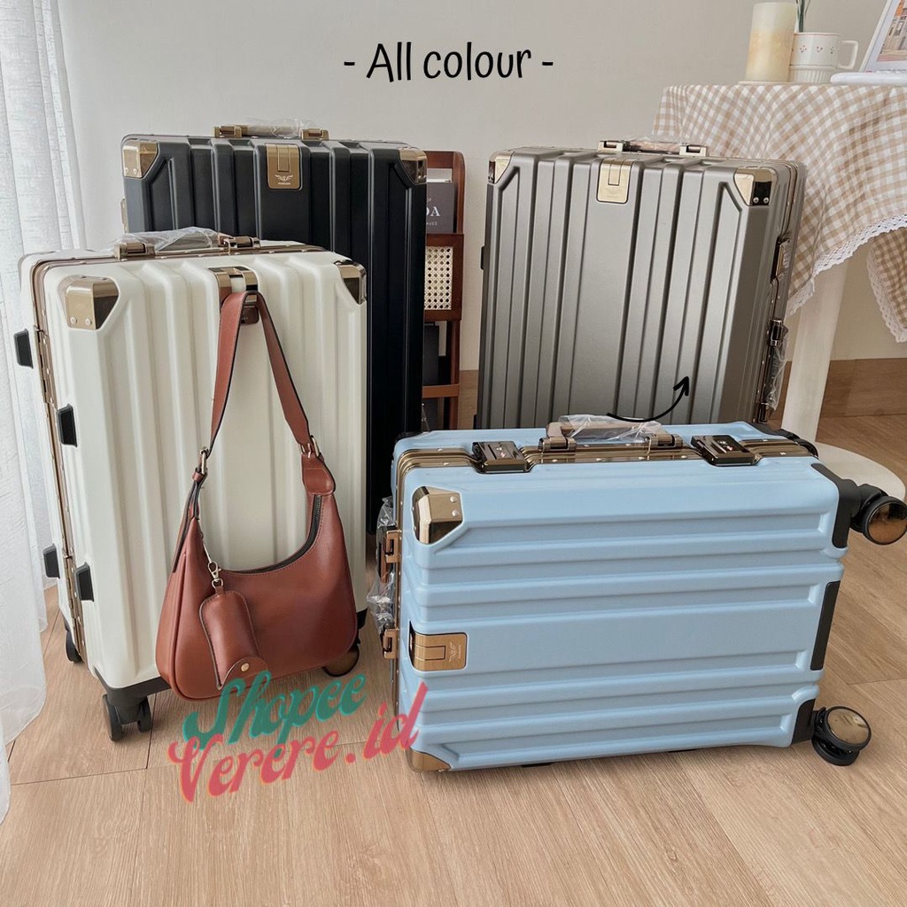 Koper Parkson AKIO Series 20 Inch Size Cabin dan 24 Inch Size Bagasi Koper Cabin TSA Lock Frame Aluminium SuitCase Koper Anti Pecah