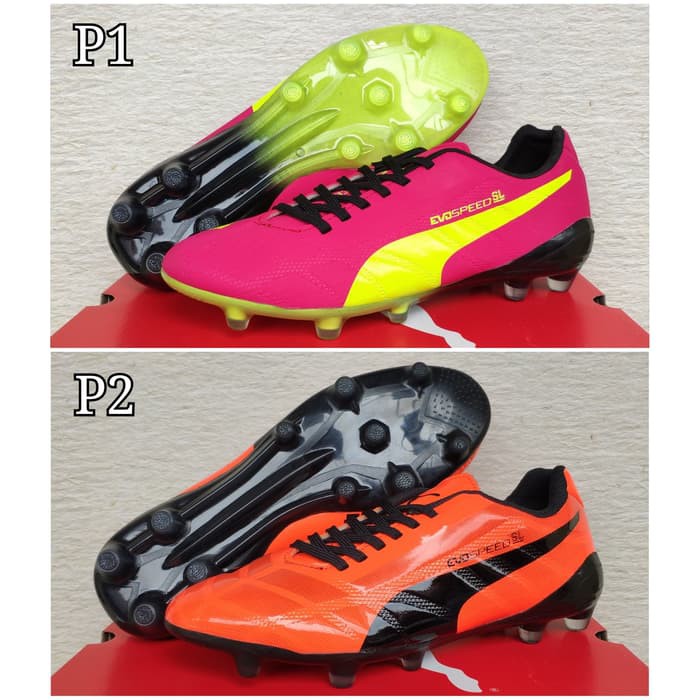 OLAHRAGA / Sepatu Bola Puma Evo Speed Grade Ori