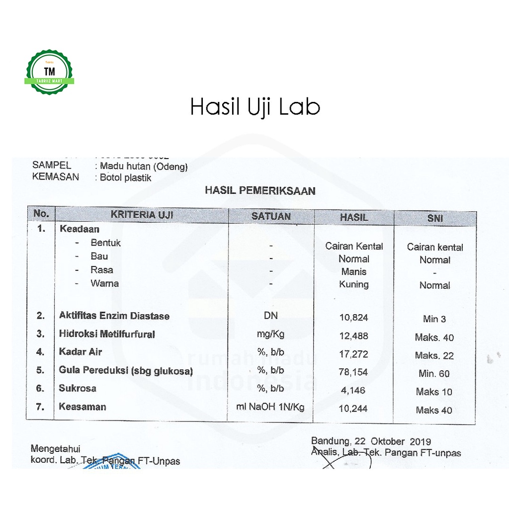 Madu Nyiruan Hutan Jawa Barat Murni Asli 100% Lebah Apis Cerana Raw Honey Alami