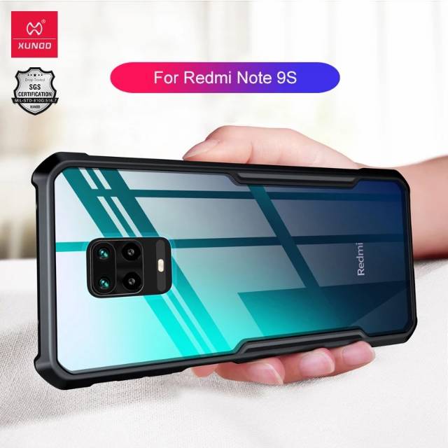 Redmi Note 9 Pro XUNDD ORI Hard SoftCase Silikon Bening Hardcase