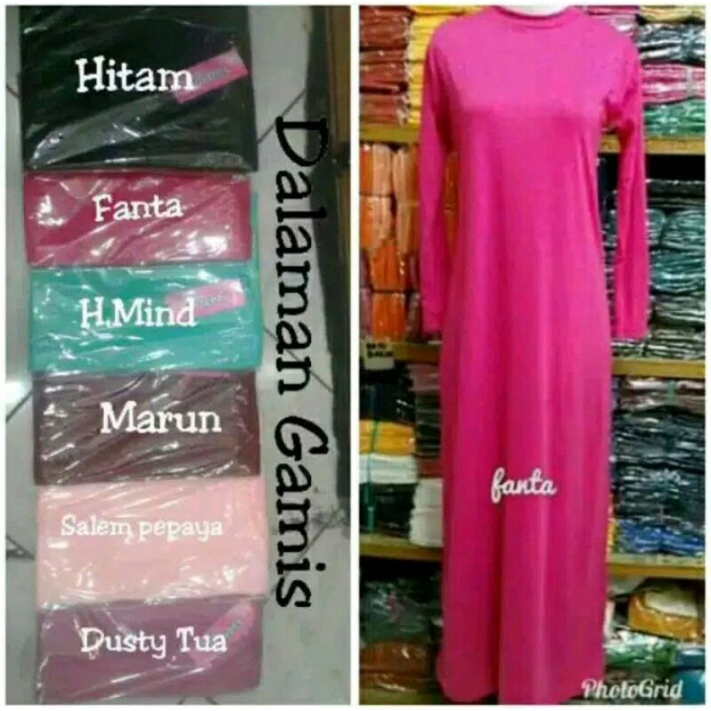 Manset Gamis Dalaman Bahan Kaos Premium Manset Gamis Lengan Panjang