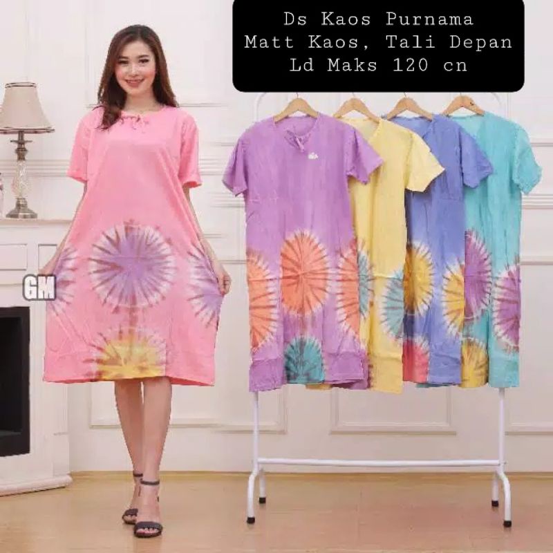 Daster Jumbo Ld 120 cm Bahan Kaos