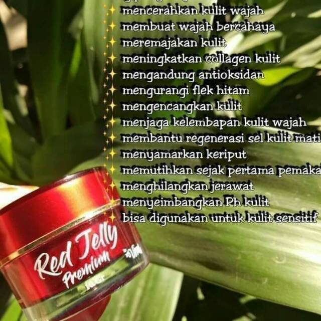 RED JELLY RK/RED JELLY BPOM/RED JELLY GLOWING/CREAM GLOWING/CREAM RED JELLY