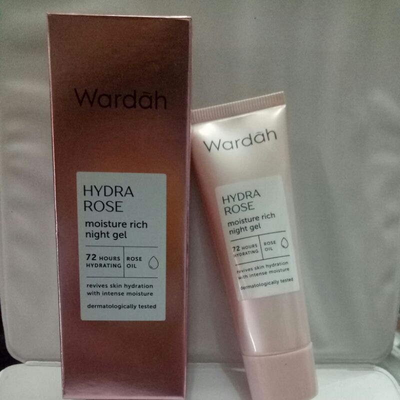 Wardah Hydra Rose Moisture Rich Night gel 17ml