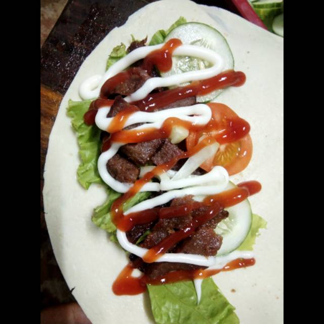 Kebab homemade frozen