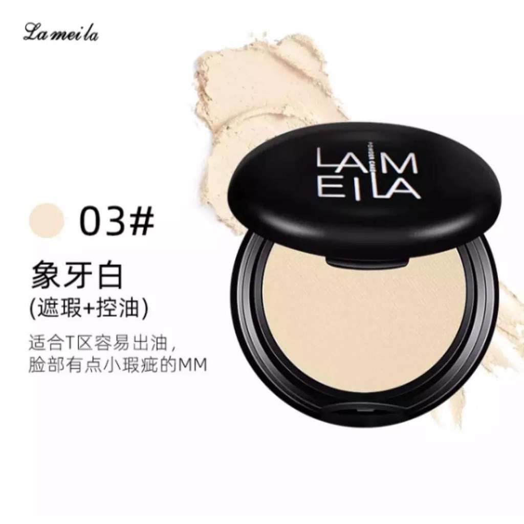 Lameila Pressed Powder Bedak Padat Make Up Powder DJ 5073