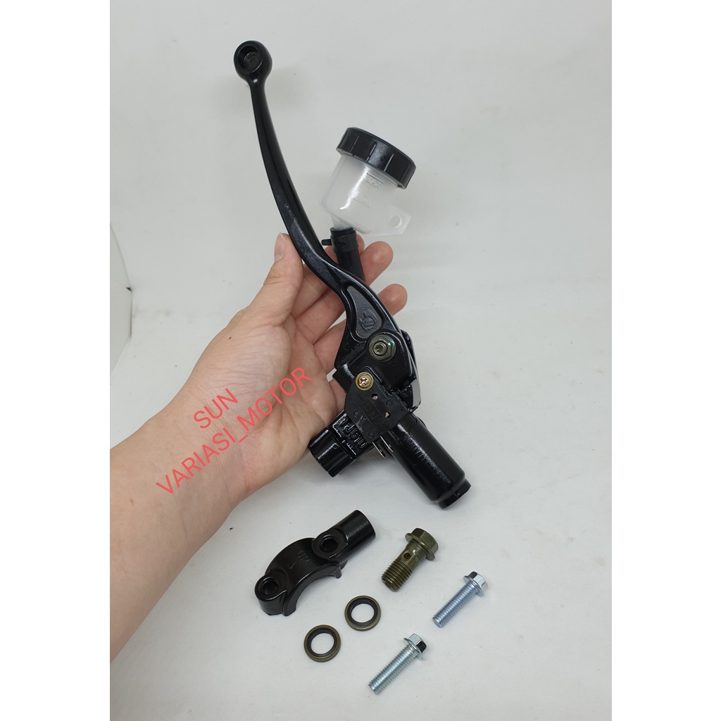 HANDLE MASTER REM KANAN + SELANG TABUNG MINYAK BREMBO NO NAME Classic Nmax Pcx Beat Vario Scoopy Rev