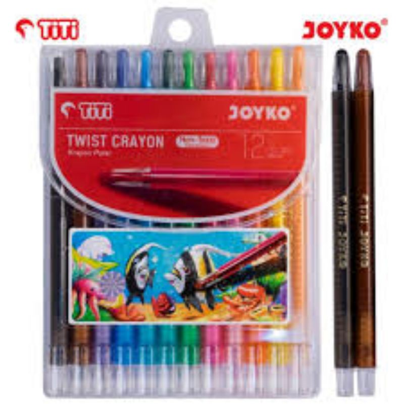 

crayon putar Titi 12 & 24pcs