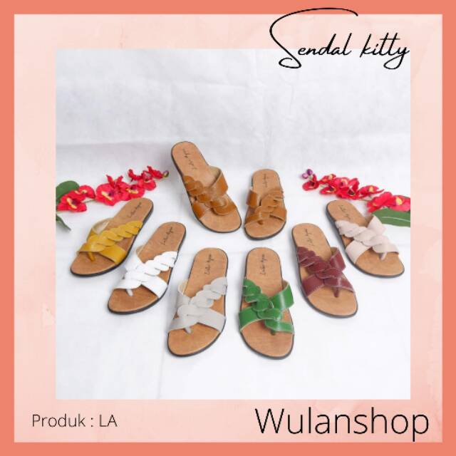 Leather Arjuna sendal kitty