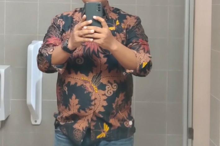 Batik Pria Lengan Panjang Keratonan Solo Premium Produksi Batik Aluna Sku 063