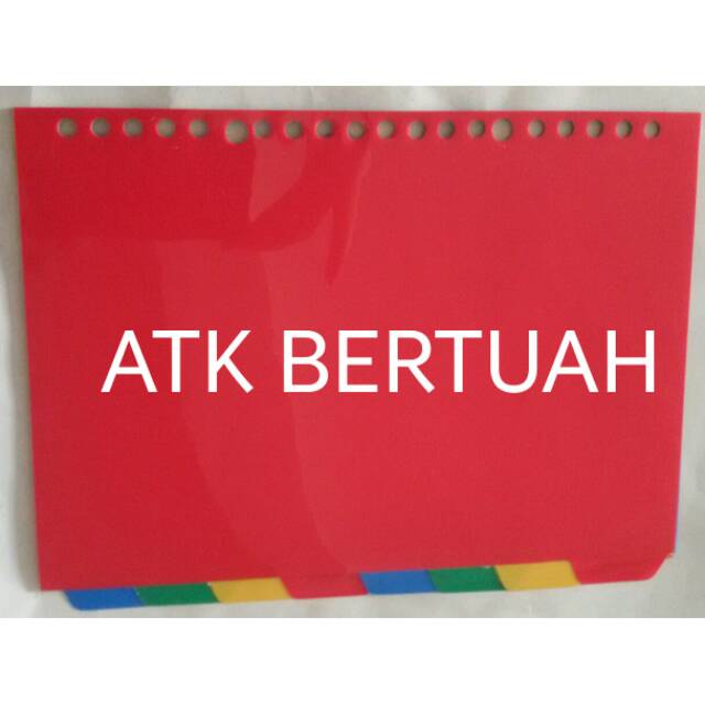 1 SET ISI 8 PEMBATAS FILE DIVIDER PLASTIK | Shopee Indonesia