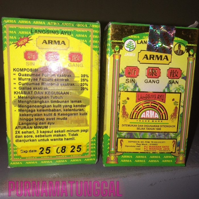 HMP Jamu Herbal Langsing Ayu Arma ORIGINAL