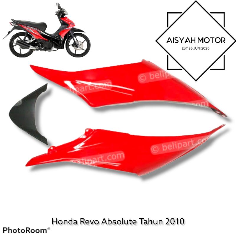 Bodi Honda Revo Absolute Warna Merah Cabe Tahun 2010