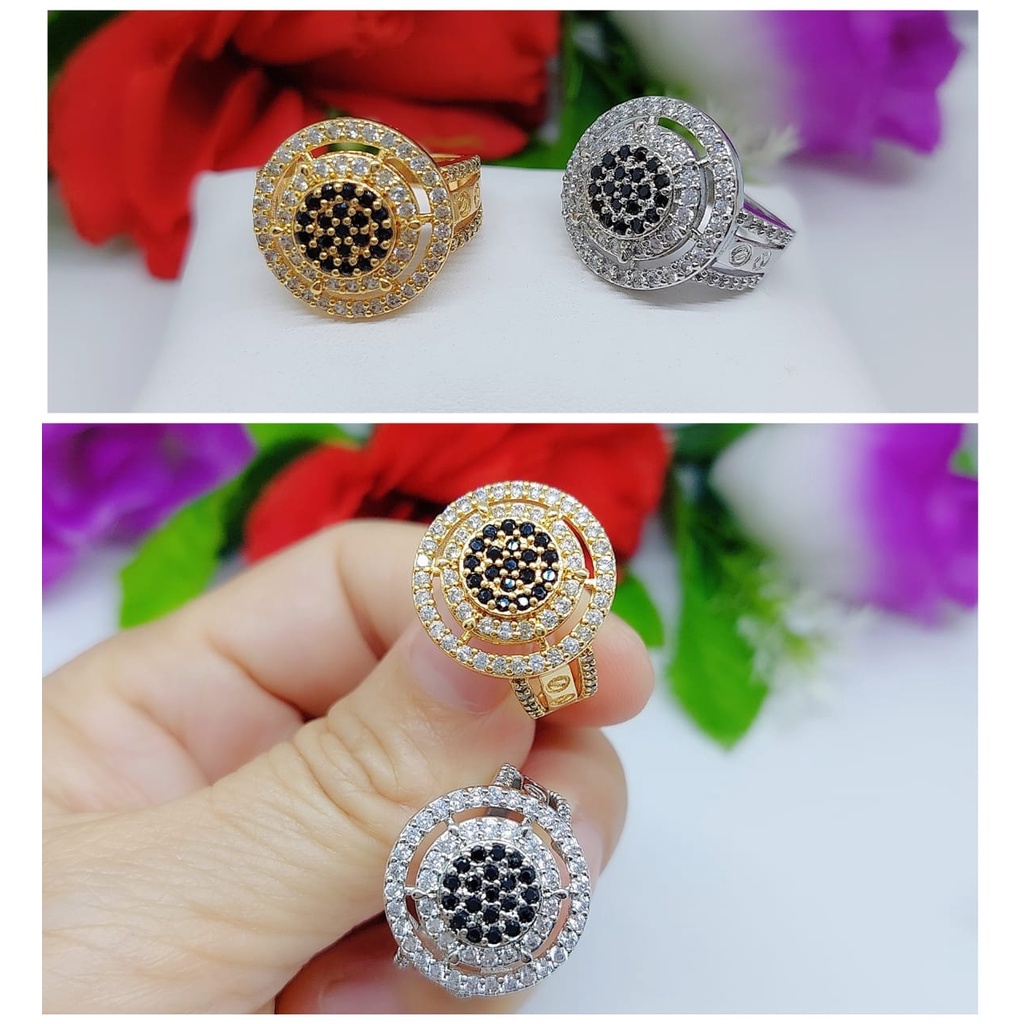 Cincin xuping permata lapis emas 101A-102A