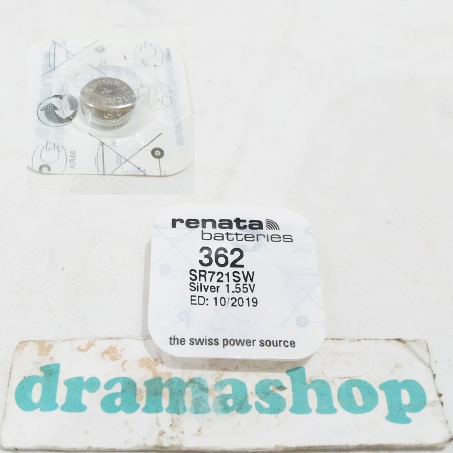 Obral exp date mepet Baterai Batre Jam 362 SR721SW SR 721 SW renata dramashop