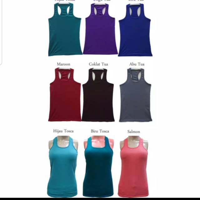 tokoabelgrosir tank top spandex all size