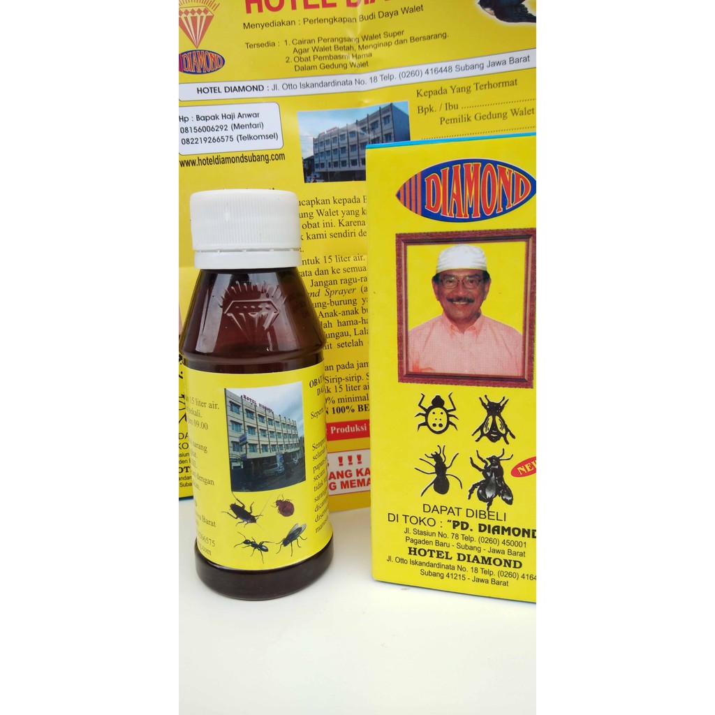 Obat Diamond khusus 1 dus - obat walet Diamond - hama walet - obat hama walet Diamond 100% ORIGINAL
